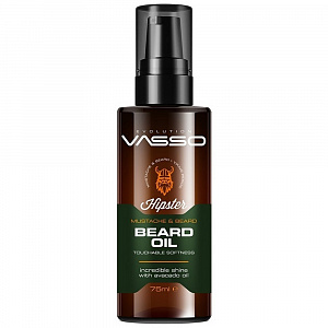 МАСЛО ДЛЯ БОРОДЫ - VASSO BEARD & MUSTACHE OIL, 75мл