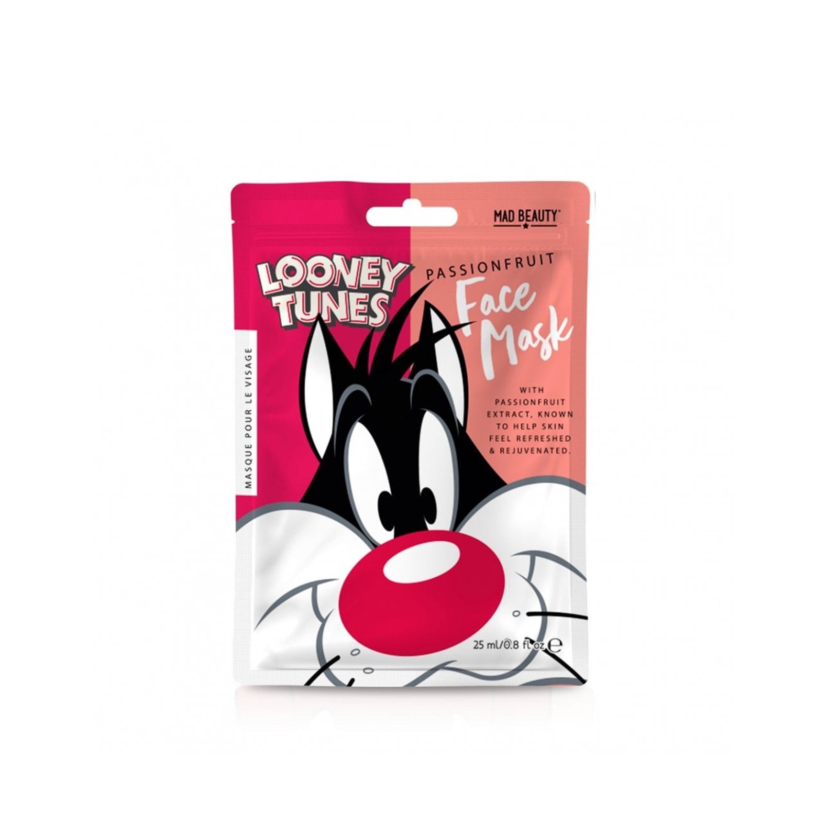 LOONEY TUNES FACE MASK - SYLVESTER - ТКАНЕВЫЕ КОСМЕТИЧЕСКИЕ МАСКИ ДЛЯ ЛИЦА
