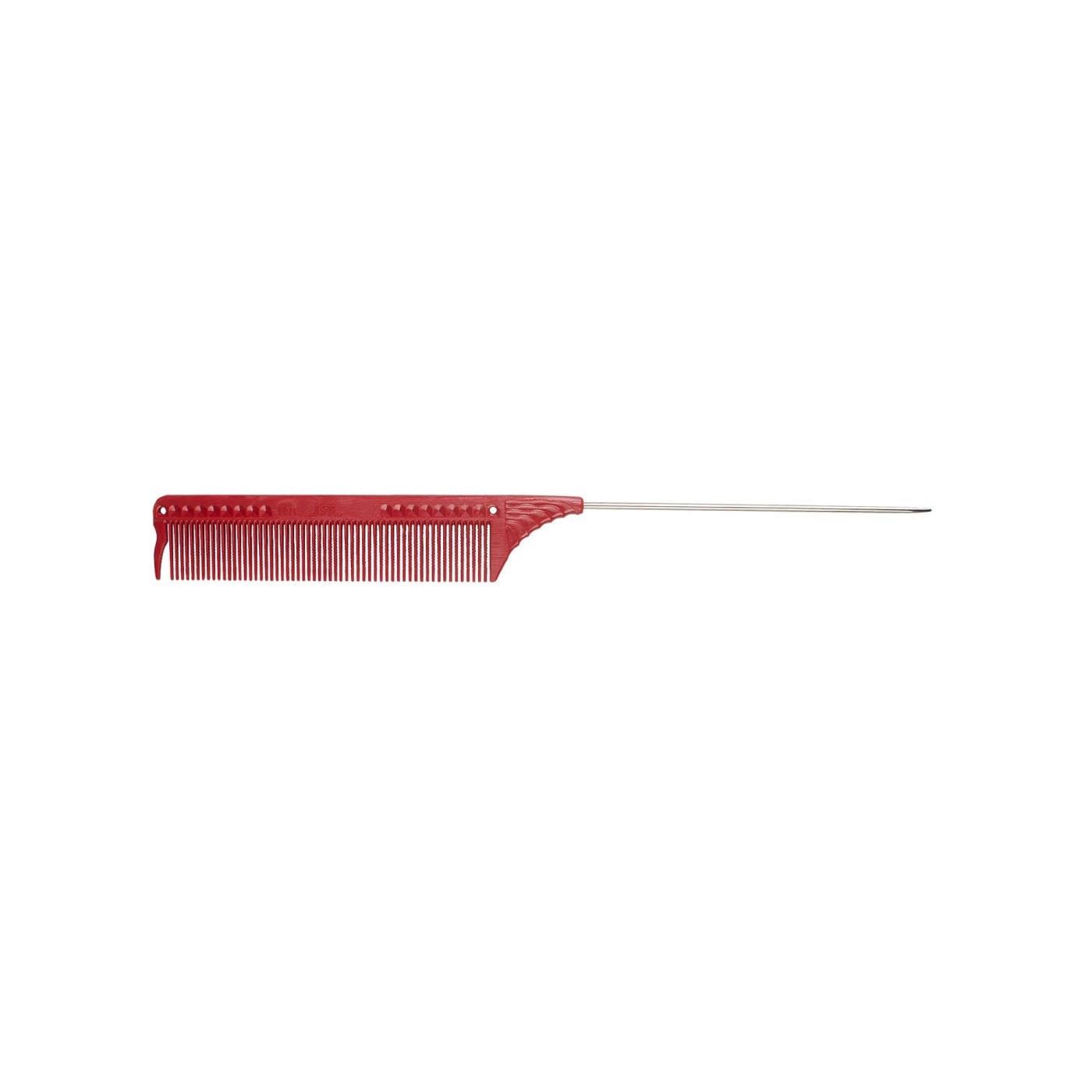 JRL PIN TAIL COMB 8.8", REDJRL ПАРИКМАХЕРСКАЯ  РАСЧЕСКА СО СПИЦЕЙ (Pin Tail) 8.8", ЦВЕТ КРАСНЫЙ