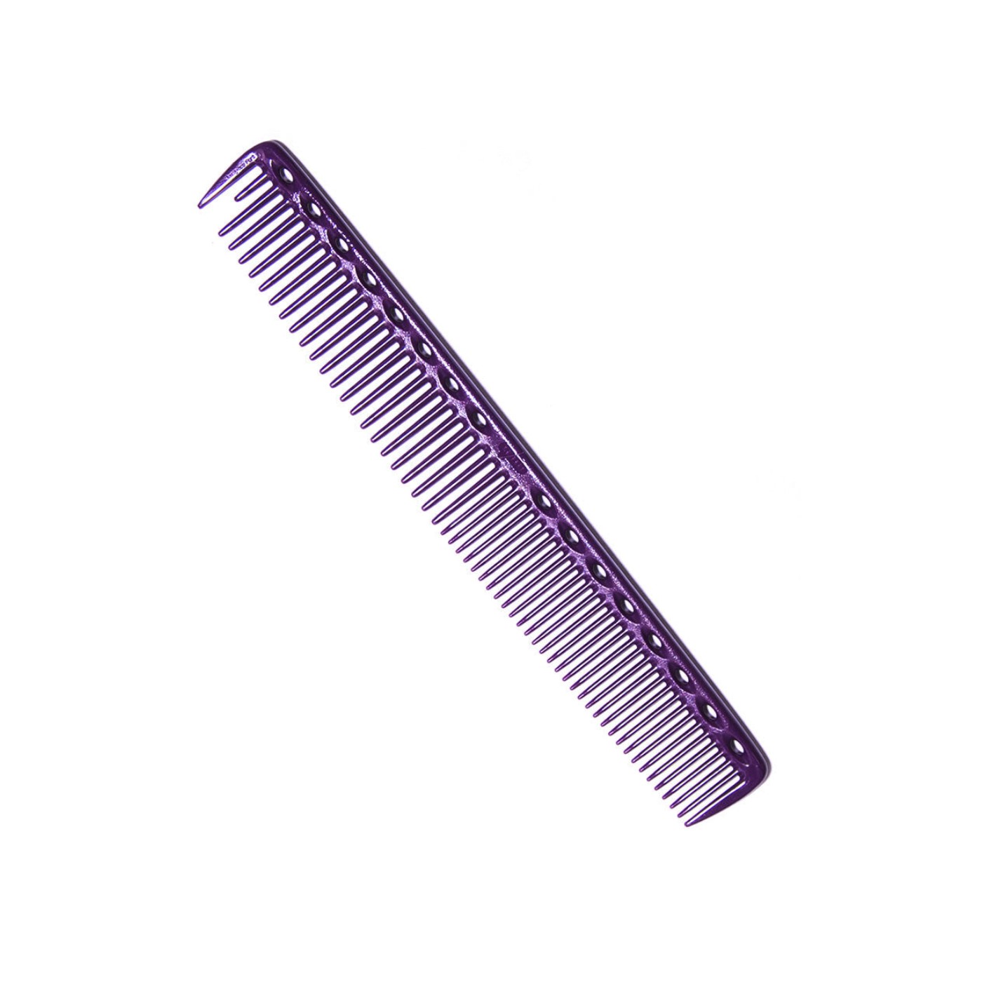 SUPER CUTTING COMB DEEP PURPLE - Расческа для стрижки, комб., c редкими зубьями, пластик, длин