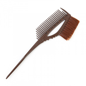 TINT COMB&BRUSH CHOCO - КИСТЬ-РАСЧЕСКА ДЛЯ ОКРАШИВ,, ЦВЕТ ШОКОЛАДН,ДИНА 230 ММ.