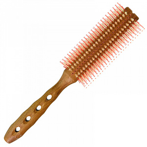 SUPER G SERIES - Брашинг для волос "Curl Shine Styler", комбинированная щетина, с антистатическим эф