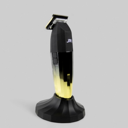 FF 2020T PROFESSIONAL CORDLESS HAIR TRIMMER GOLD-МАШИНКА ДЛЯ СТРИЖКИ ВОЛОС "JRL FRESHFADE 2020T GOLD", ЦВЕТ-ЧЕРНЫЙ С ЗОЛОТОМ - окантовочная, роторный мотор, T-образный, нож 40мм, 7200 об/мин, 2ч работ