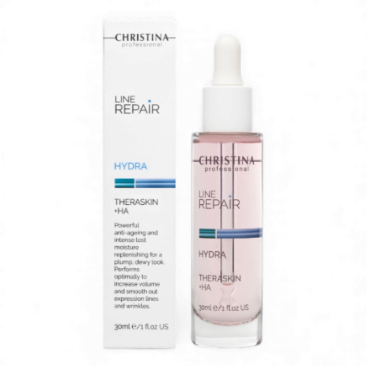 СЫВОРОТКА ДЛЯ ЛИЦА LINE REPAIR-HYDRA-THERASKIN+HA С ГИАЛУРОНОВОЙ КИСЛОТОЙ 30 МЛ 