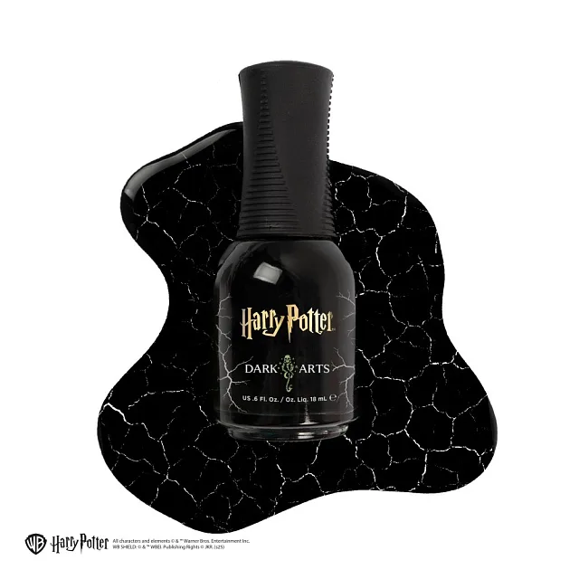 HARRY POTTER DARK ARTS CRACKLE TOPPER -ЛАК ДЛЯ НОГТЕЙ, ЧЕРНЫЙ, 18 МЛ.