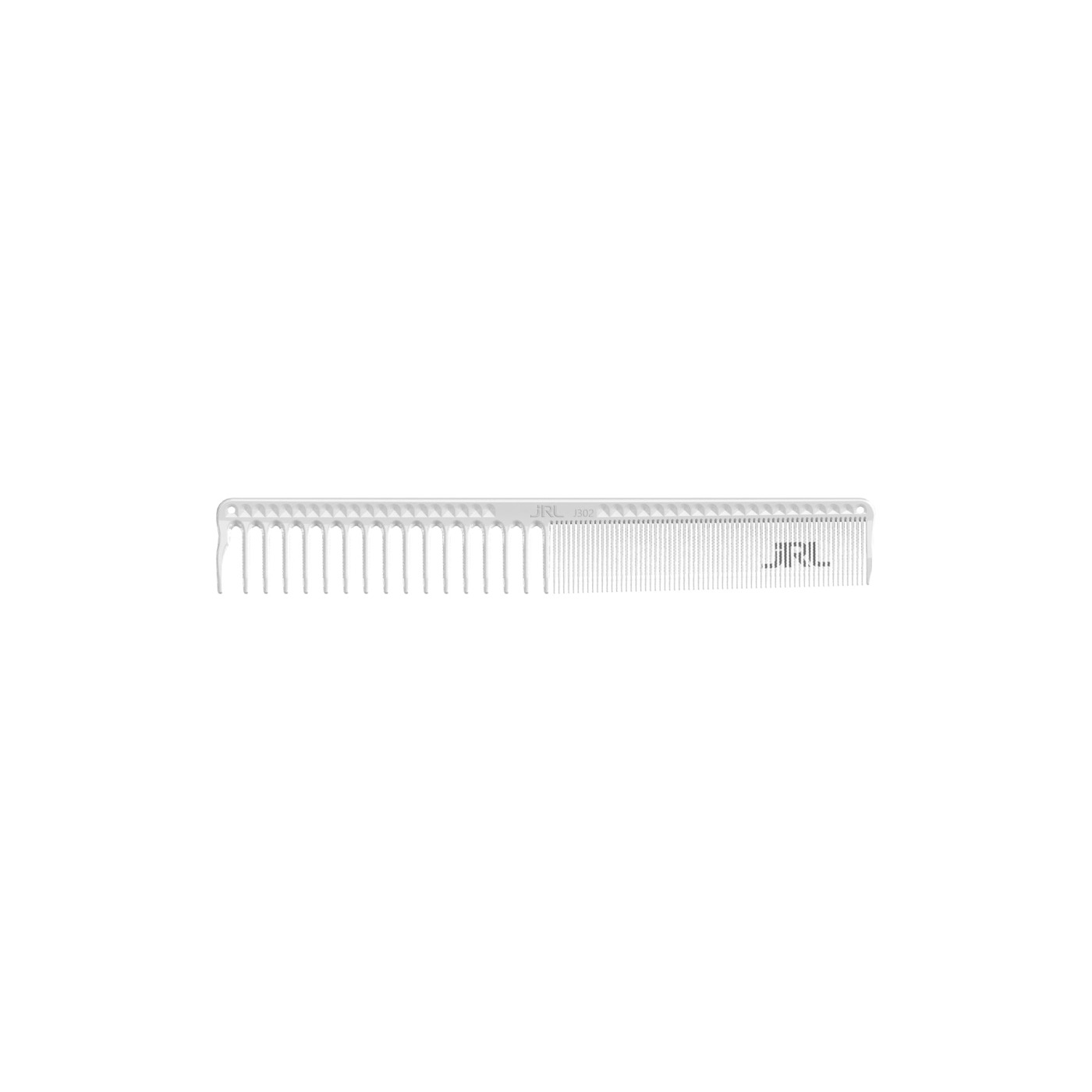 JRL CUTTING COMB 7.3", WHITE- JRL ПАРИКМАХЕРСКАЯ РАСЧЕСКА ДЛЯ СТРИЖКИ 7.3", ЦВЕТ БЕЛЫЙ