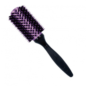 ROUND THERMAL BR.RUBBER HANDLE FIBER B.35 MM - БРАШИНГ ПАРИКМАХЕРСКИЙ