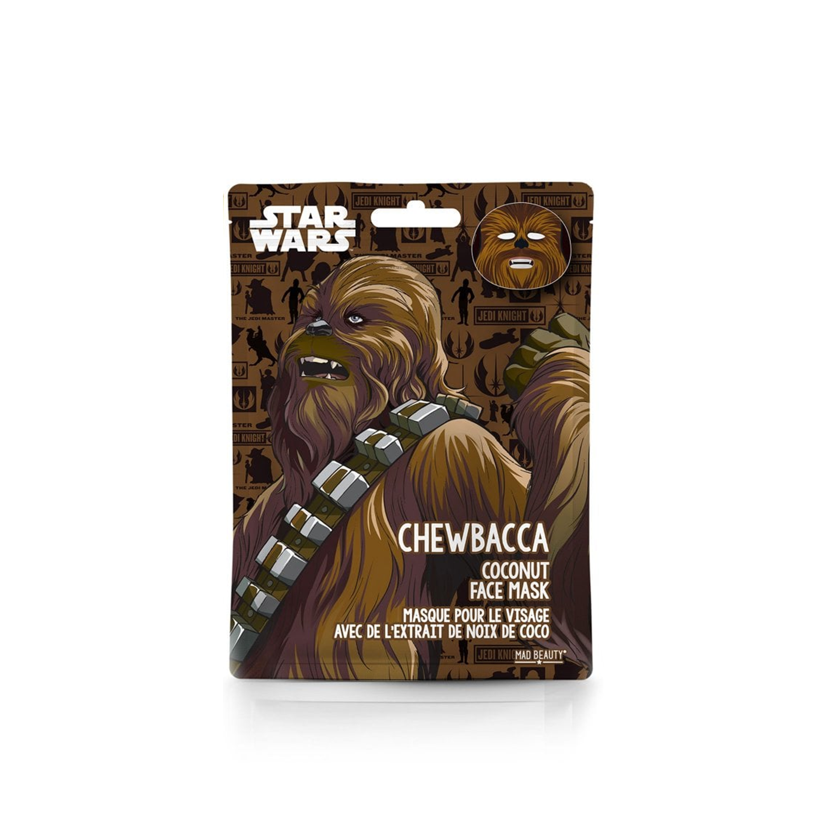 STAR WARS FACE MASK - CHEWBACCA ТКАНЕВАЯ МАСКА ДЛЯ ЛИЦА «ЗВЕЗДНЫЕ ВОЙНЫ»