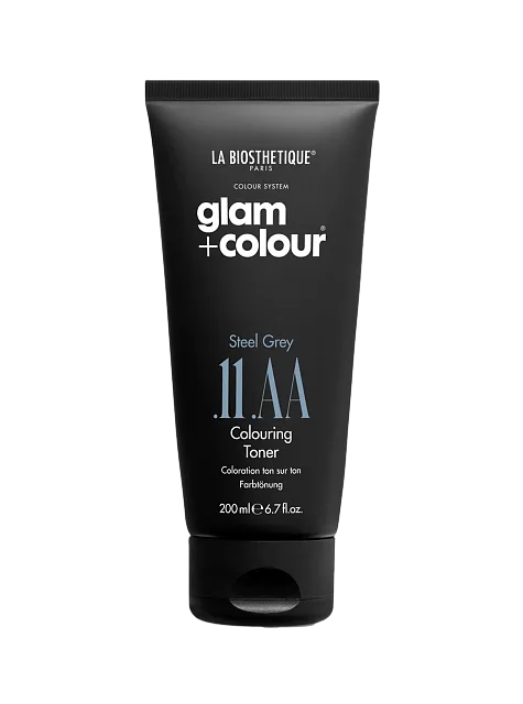 Glam+Colour Steel Grey - оттеночный кондиционер для волос, цвет "Steel Grey .11.AA", 200 мл.