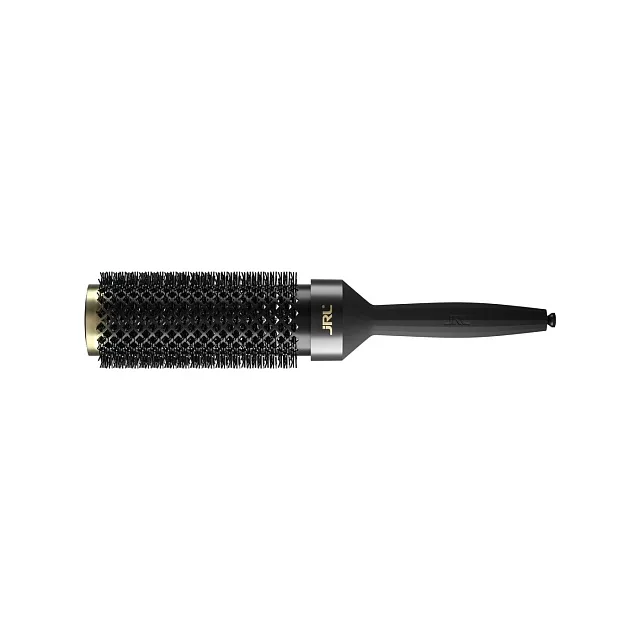 MIXED BRISTLE BRUSH EXTRA LONG φ43MM, BLACK-ПАРИКМАХЕРСКИЙ БРАШИНГ, ЦВЕТ ЧЕРНЫЙ