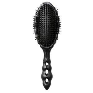 Массажная щётка для волос "Aerozaurus Paddle Brush" нейлоновая щетина, с антистатическим эффектом, с пластиковой эргономичной ручкой, янтарная