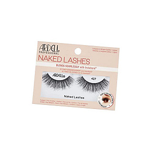 Ресницы подиумные "NAKED LASHES", для придания утонченного объема, модель №427, чёрные.