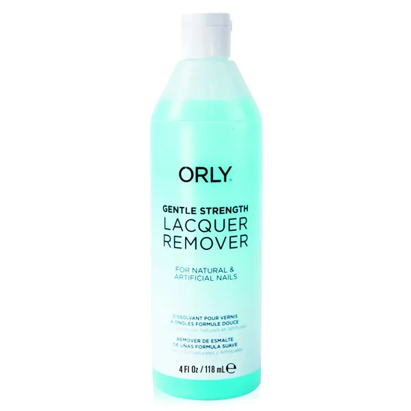 ORLY "Gentle Polish Remover"- жидкость для снятия лака c натуральных и искусственных ногтей, 118мл.