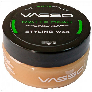 Воск для укладки волос "VASSO Styling Wax Matte Head", 50мл.