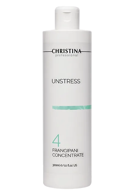 UNSTRESS 4 STEP FRANGIPANY CONCENTRATE -КОНЦЕНТРАТ ПЛЮМЕРИИ ДЛЯ УХОДА ЗА КОЖЕЙ ЛИЦА, ШАГ 4, ЛИНИЯ UN