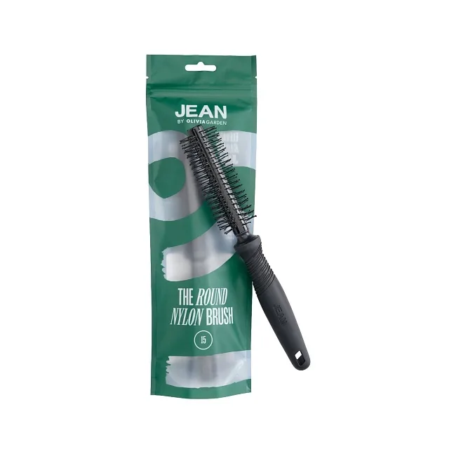 The Round Double Nylon Brush 15mm -Профессиональная расческа-щетка для волос и бороды-