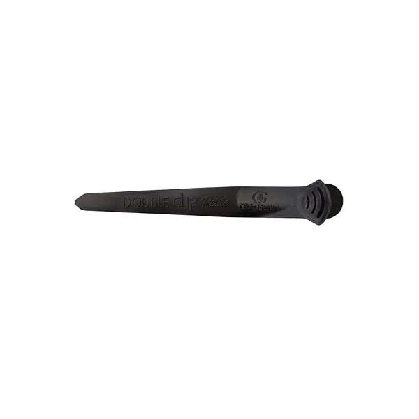 ДВОЙНОЙ ЗАЖИМ ДЛЯ ВОЛОС DOUBLE CLIP PETITE BLACK - 4 ШТ. В УПАКОВКЕ, ЧЕРНЫЙ
