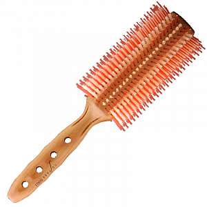 SUPER G SERIES - Брашинг для волос "Curl Shine Styler", комбинированная щетина, с антистатическим эф