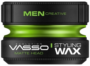 ВОСК ДЛЯ УКЛАДКИ ВОЛОС - VASSO HAIR STYLING WAX MATTE WAX (MATTE HEAD)