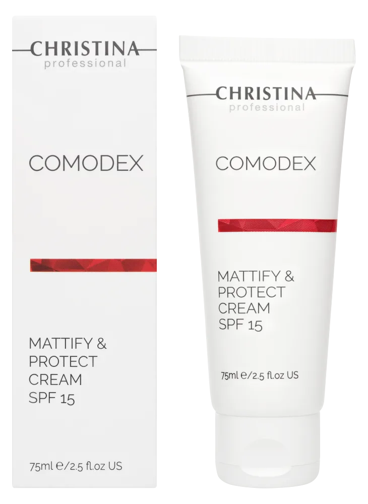 COMODEX MATTIFY&PROTECT CREAM SPF 15 -КРЕМ "МАТИРОВАНИЕ И ЗАЩИТА" ДЛЯ ЛИЦА С SPF-15, ЛИНИЯ COMODEX