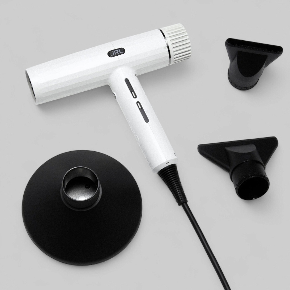 JRL 2020H FORTE PRO HAIR DRYER WHITE (WITH BR1-32 & BR1-53 INCLUDED)-ФЕН ДЛЯ ВОЛОС "JRL 2020H FORTE PRO", ЦВЕТ-БЕЛЫЙ/Фен  1850W, с функцией ионизации, автоматической очистки и моющимся фильтром, LED индикатор, в комплекте диффузор и 2 насадки и 2 бра