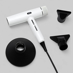JRL 2020H FORTE PRO HAIR DRYER WHITE (WITH BR1-32 & BR1-53 INCLUDED)-ФЕН ДЛЯ ВОЛОС "JRL 2020H FORTE PRO", ЦВЕТ-БЕЛЫЙ/Фен  1850W, с функцией ионизации, автоматической очистки и моющимся фильтром, LED индикатор, в комплекте диффузор и 2 насадки и 2 бра