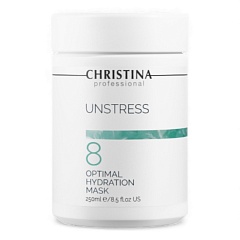 МАСКА ДЛЯ ЛИЦА UNSTRESS 8 STEP OPTIMAL HYDRATION MASK ЭКСТРАКТОМ СЕМЯН ЛЬНА 250 МЛ