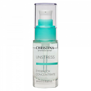 UNSTRESS EYE AND NECK CONCENTRATE-КОНЦЕНТРАТ ДЛЯ КОЖИ ВЕК И ШЕИ, ЛИНИЯ UNSTRESS