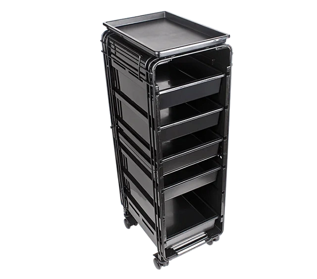 JRL TROLLEY, BLACK - ПАРИКМАХЕРСКИЙ ПОМОЩНИК JRL, ЦВЕТ ЧЁРНЫЙ