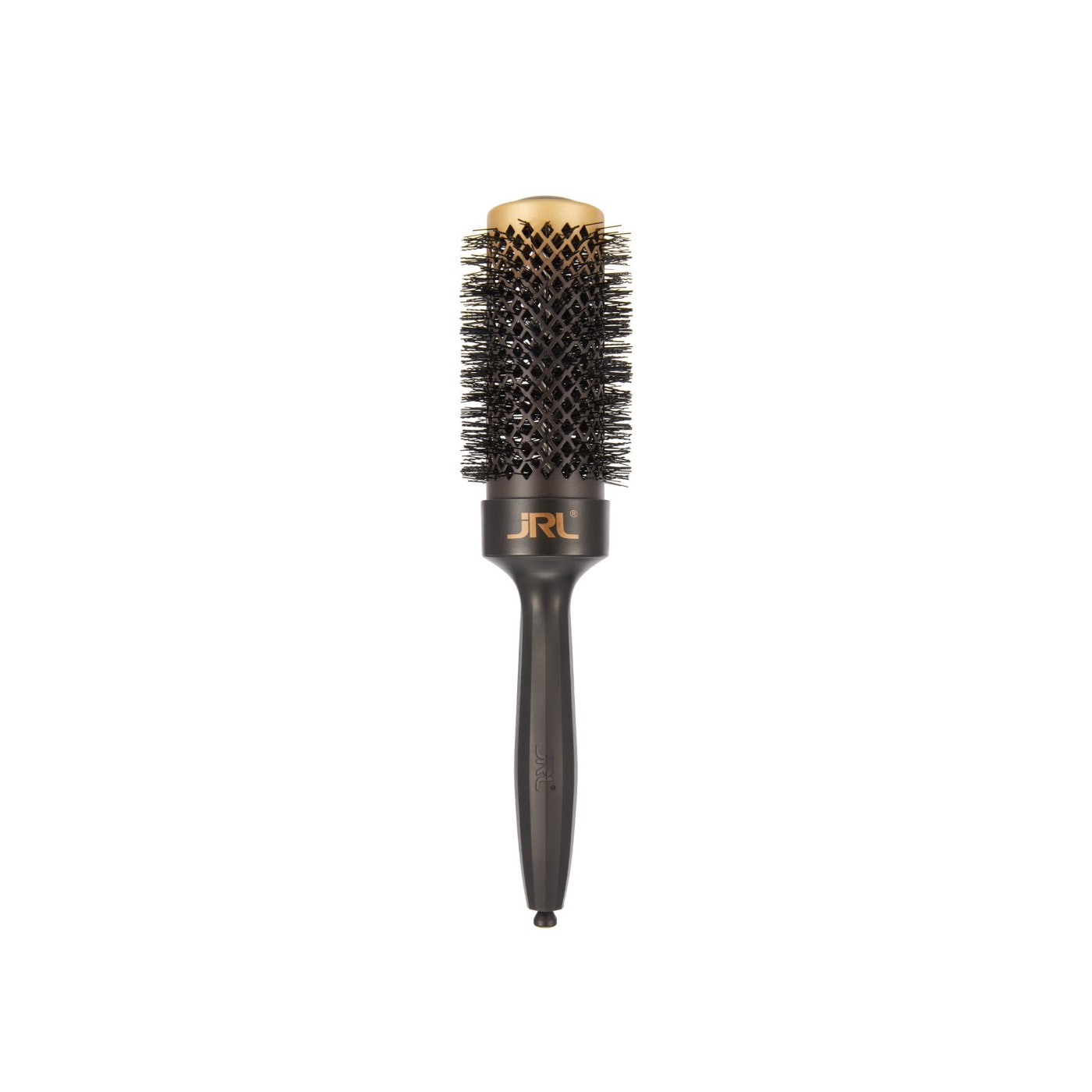 MIXED BRISTLE BRUSH φ43MM, BLACK -JRL ПАРИКМАХЕРСКИЙ БРАШИНГ СО СМЕШАННОЙ ЩЕТИНОЙ, φ43 мм, ЦВЕТ ЧЕРН
