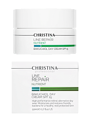 CHRISTINA Line Repair Nutrient Bakuchiol Day Cream SPF 15 - дневной крем с бакучиолом SPF 15, 50 мл.