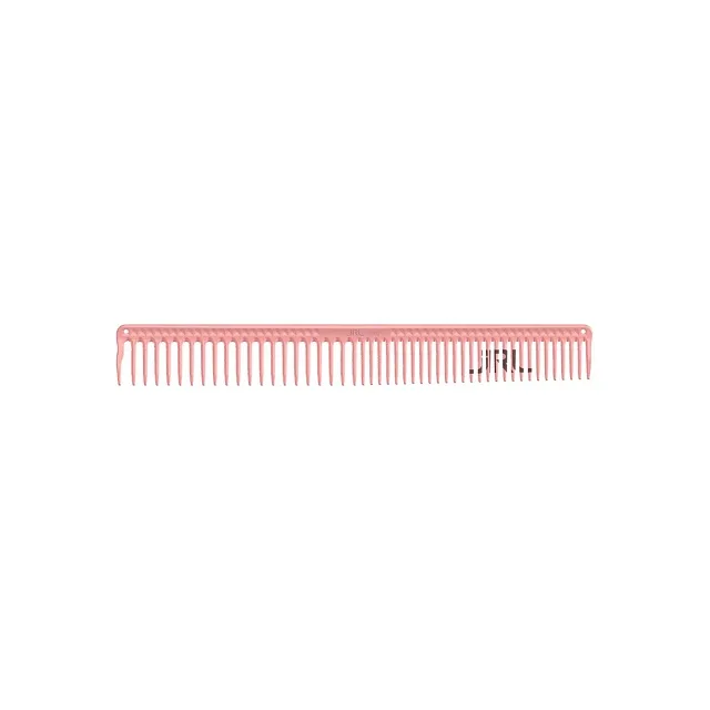 JRL LONG ROUND TOOTH CUTTING COMB 9", PINK-ПАРИКМАХЕРСКАЯ  РАСЧЕСКА ДЛИННАЯ С ЗАКРУГЛЕННЫМИ ЗУБЦАМИ 