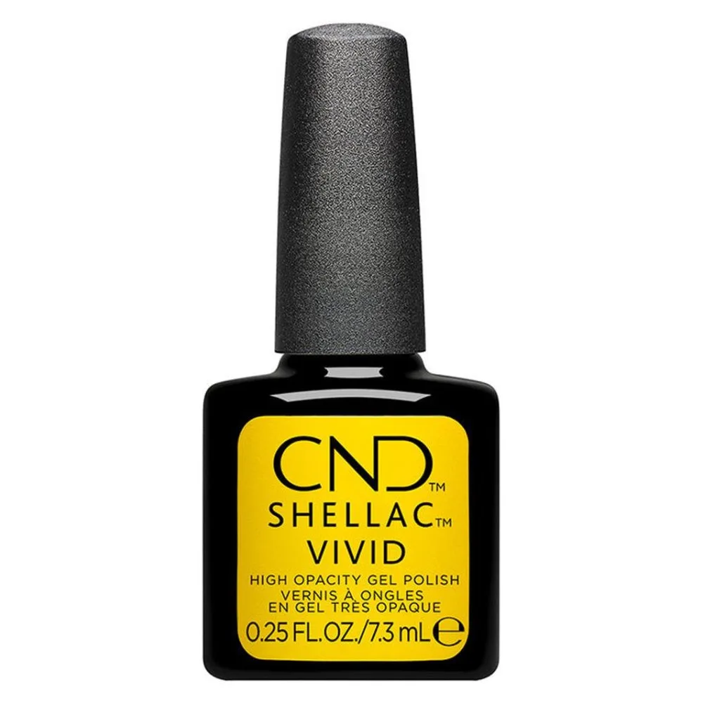 CND SHELLAC YELLOW TAXI 0.25oz/7.3ml - ГЕЛЕВЫЙ ЛАК ДЛЯ НОГТЕЙ CND SHELLAC YELLOW TAXI 0.25oz/7.3ml