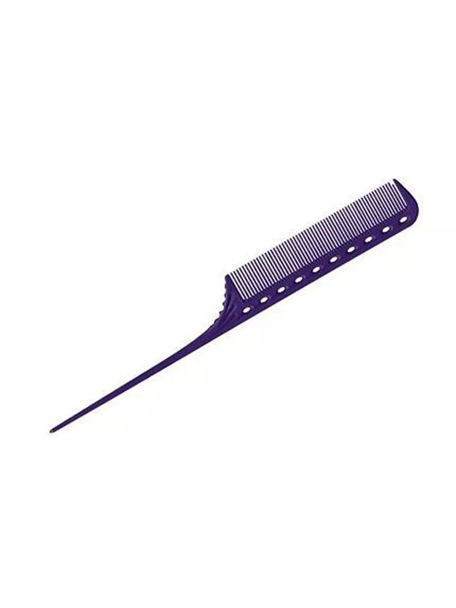 TAIL COMB METAL TAIL DEEP PURPLE-Расчёска для окрашивания с металлическим хвостиком, пластиковая,