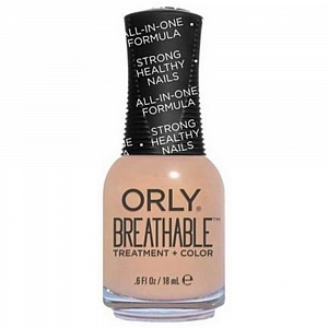 Одношаговый лак с лечебным эффектом "ORLY BREATHABLE" - "Nourishing Nude", 18мл.