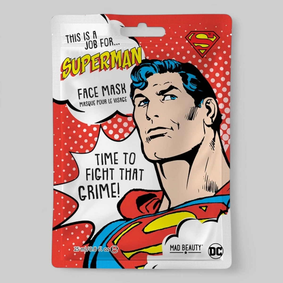 Тканевая маска для лица DC - Superman 25 мл. (арт. WBDC-FG2443-12)