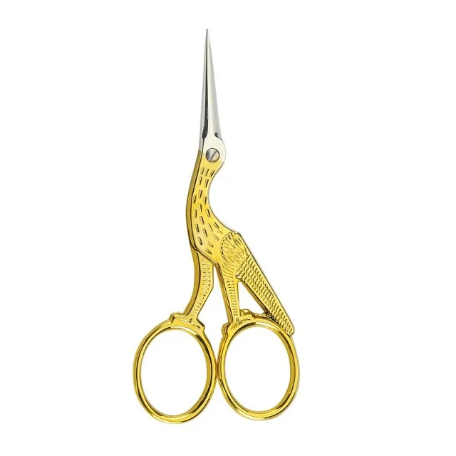 НОЖНИЦЫ МАНИКЮРНЫЕ - CUTICLE EMBREOIDERY SCISSORS - GOLD