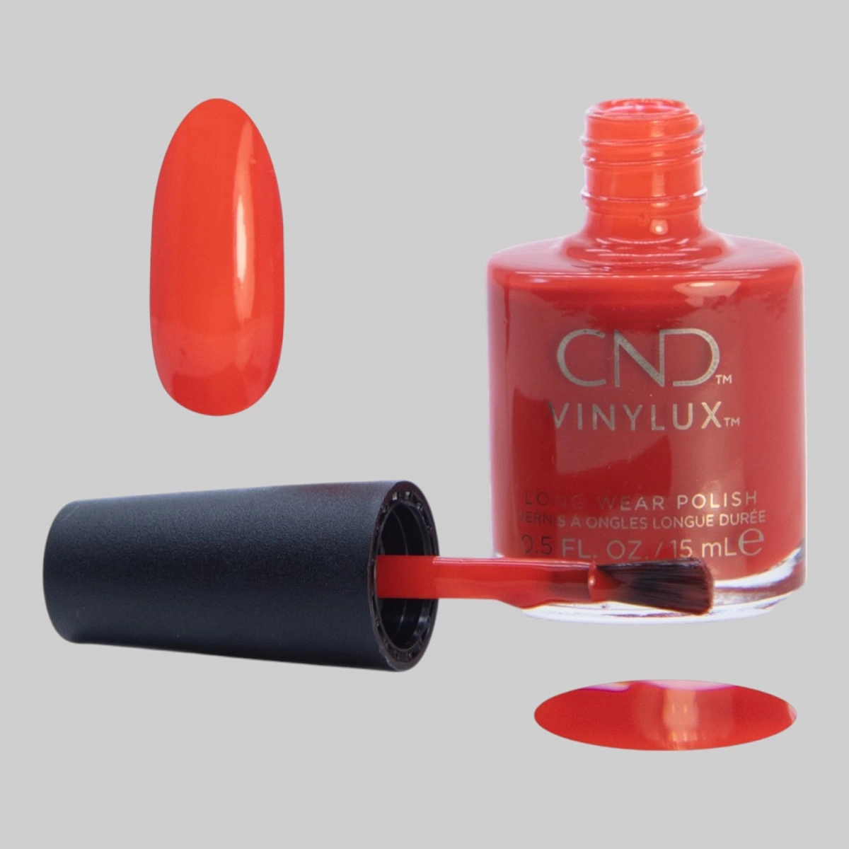 Лак маникюрный - Cnd Vinylux #398 Poppy Fields 0.5oz