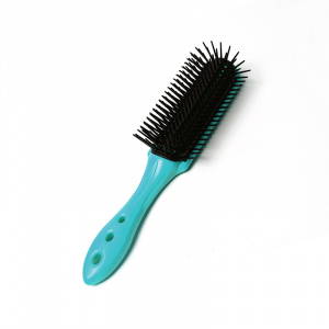 STRAIGHT AIR STYLER LIGHT BLUE - ЩЁТКА ДЛЯ ВОЛОС   "T09 Air Styler", нейлоновая щетина, 9 рядов, 