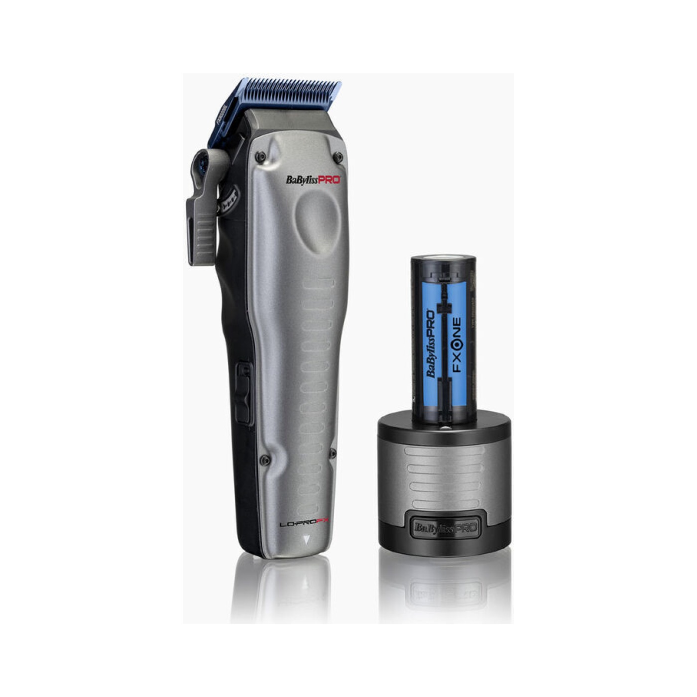 BabylissPro FXONE LOPRO CLIPPER GREY - ЭЛЕКТРИЧЕСКАЯ МАШИНКА ДЛЯ СТРИЖКИ ВОЛОС