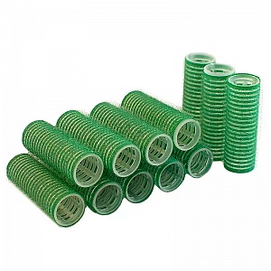 CORE ROLLERS 21MM 12 PCS GREEN - Бигуди, упаковка 12шт