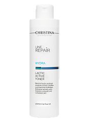 CHRISTINA Line Repair Hydra Lactic Active Toner - активный тоник с молочной кислотой, 300 мл.