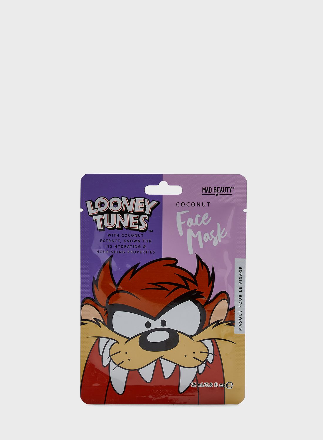 LOONEY TUNES FACE MASK - TAZ - ТКАНЕВЫЕ КОСМЕТИЧЕСКИЕ МАСКИ ДЛЯ ЛИЦА