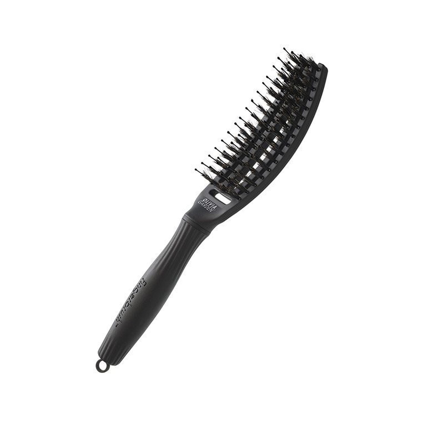 Fingerbrush Care Iconic Boar&Nylon Full Black S-Fingerbrush Care Iconic Boar&Nylon Full Black S - Ма