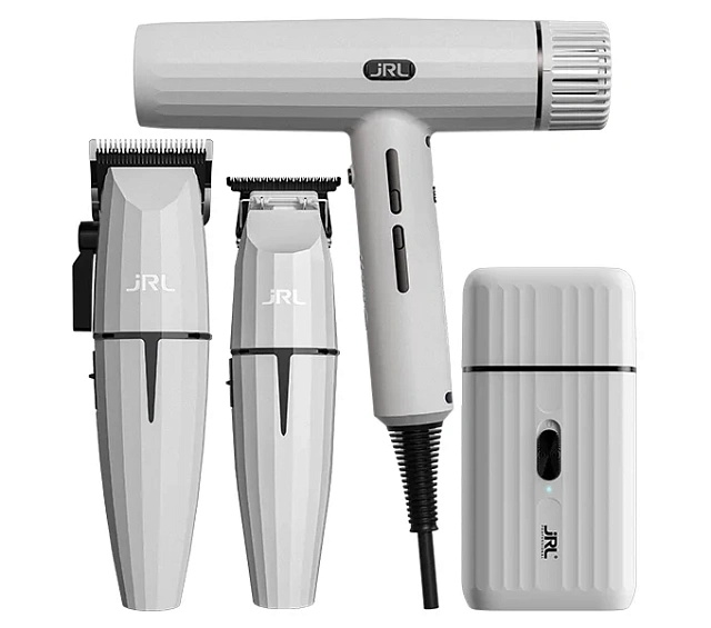 GHOST KIT 3 (SH2301,  2020C-B,  2020T-B,  2020H), WHITE-НАБОР ДЛЯ СТРИЖКИ ВОЛОС 