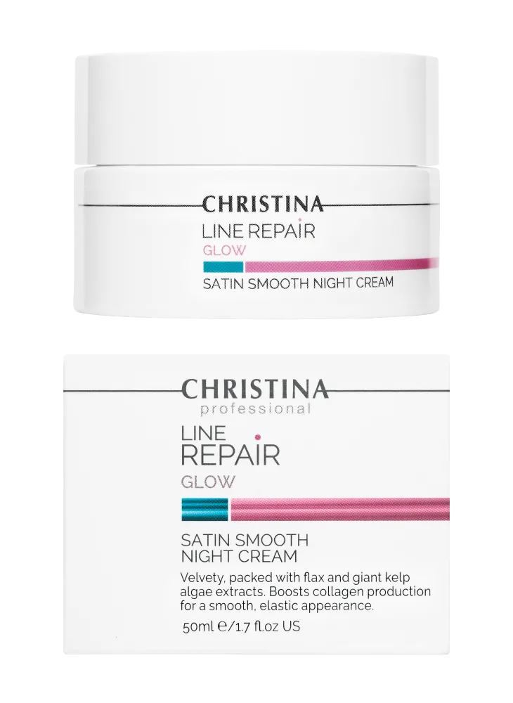LINE REPAIR-GLOW-SATIN SMOOTH NIGHT CREAM-РАЗГЛАЖИВАЮЩИЙ НОЧНОЙ КРЕМ "САТИН"