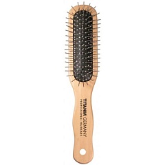 WIRE MASSAGE BRUSH, WOOD, ANG. - Щетка массажная для волос