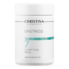 МАСКА ДЛЯ ЛИЦА UNSTRESS 7 STEP CLARIFYING MASK УДАЛЯЕТ ШЛАКИ И ТОКСИНЫ 250 МЛ