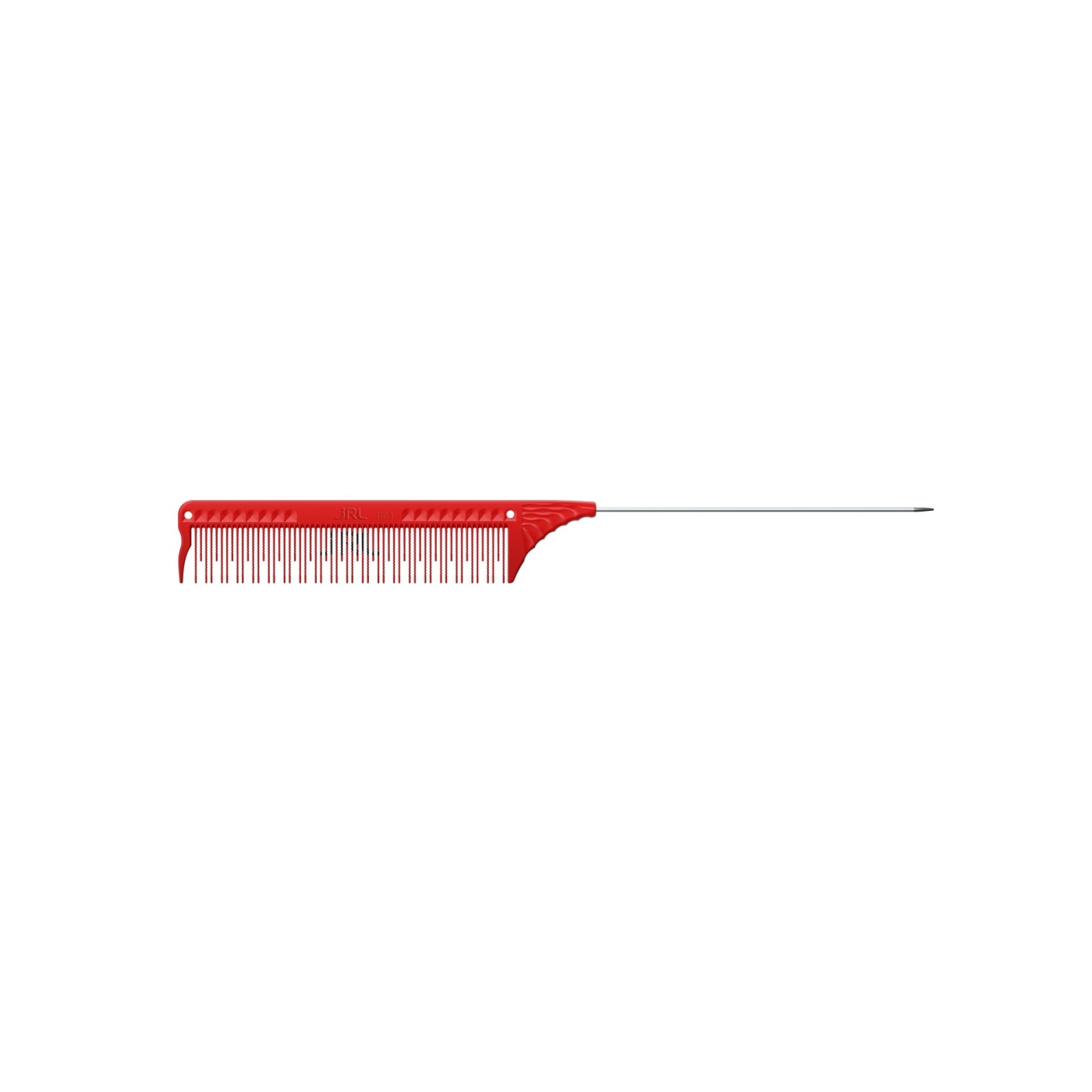 JRL TEASING COMB 8.8", RED - JRL ПАРИКМАХЕРСКАЯ РАСЧЕСКА ДЛЯ НАЧЕСА 8.8", ЦВЕТ КРАСНЫЙ
