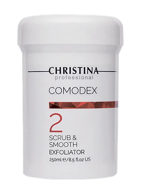 COMODEX 2 STEP SCRUB & SMOOTH EXFOLIATOR -СКРАБ-ЭКСФОЛИАТОР ДЛЯ ЛИЦА, ШАГ 2, ЛИНИЯ COMODEX